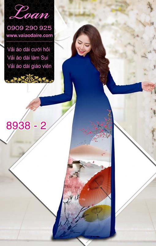 Vải áo dài phong cảnh