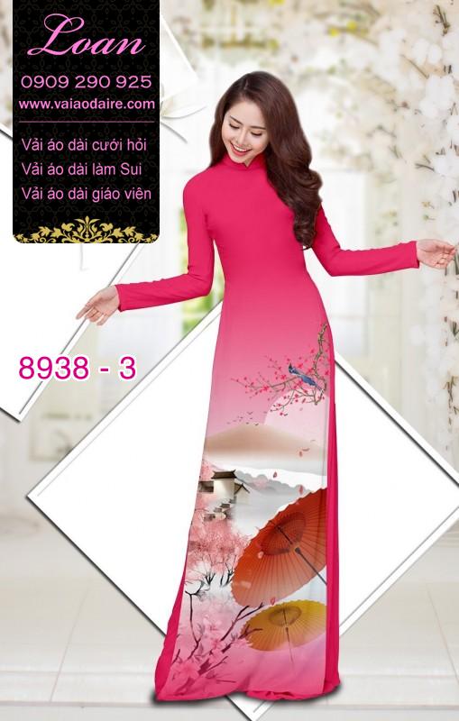 Vải áo dài phong cảnh