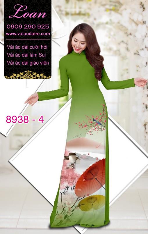 Vải áo dài phong cảnh