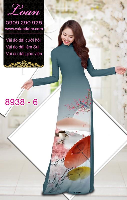 Vải áo dài phong cảnh