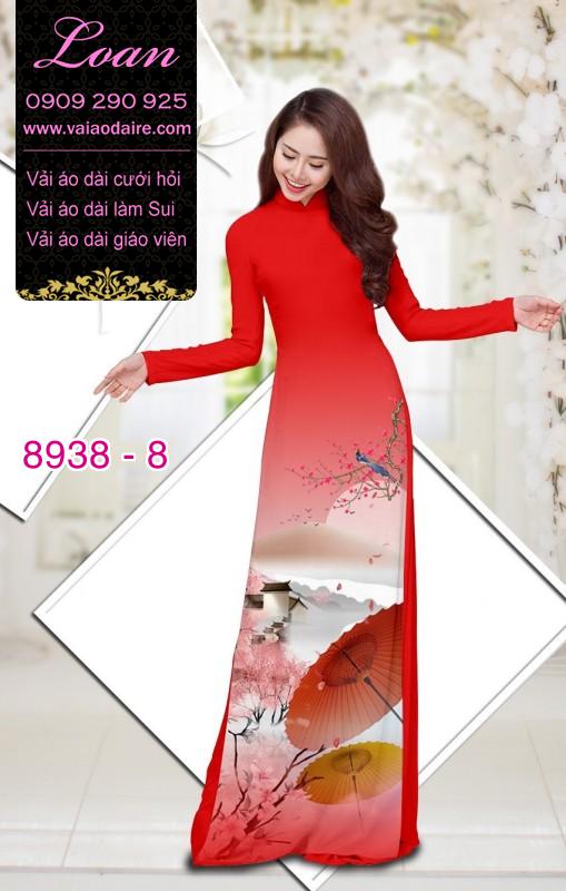 Vải áo dài phong cảnh
