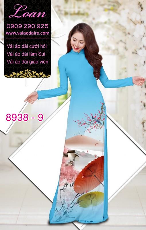 Vải áo dài phong cảnh