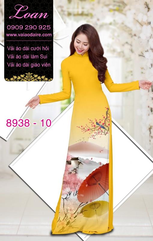 Vải áo dài phong cảnh