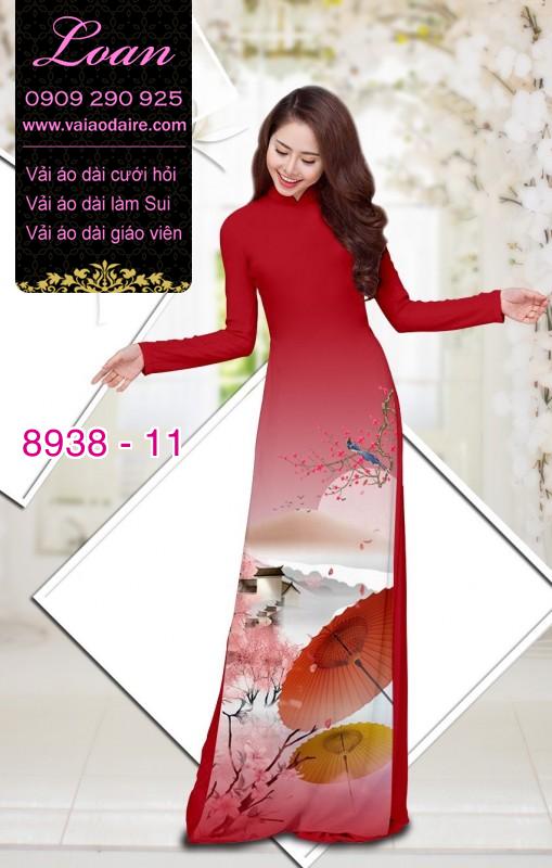Vải áo dài phong cảnh