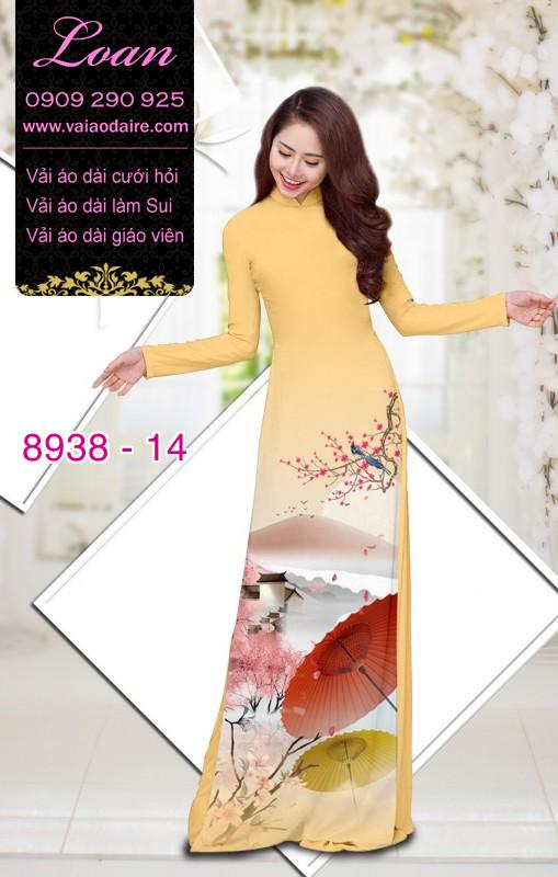 Vải áo dài phong cảnh