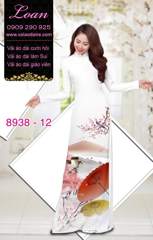 Vải áo dài phong cảnh
