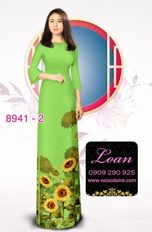Vải áo dài hoa Cúc