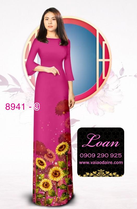 Vải áo dài hoa Cúc