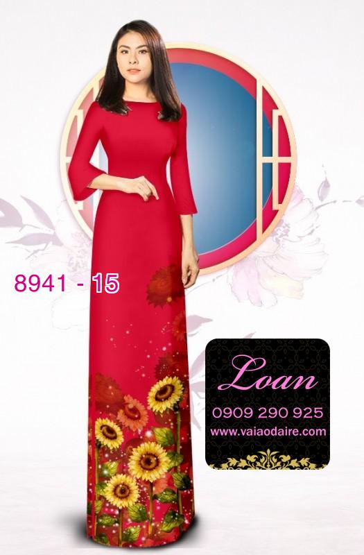 Vải áo dài hoa Cúc