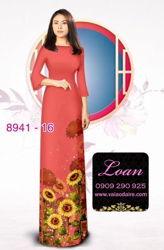 Vải áo dài hoa Cúc
