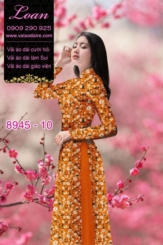 Vải áo dài hoa nhí Vải áo dài hoa nhí