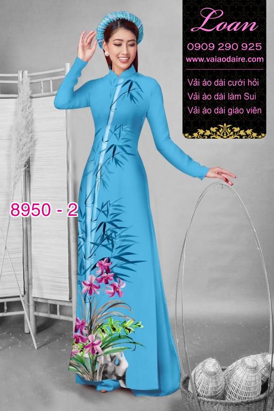 Vải áo dài cành Trúc