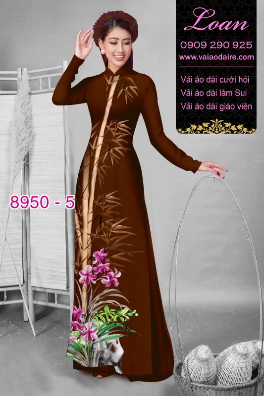 Vải áo dài cành Trúc