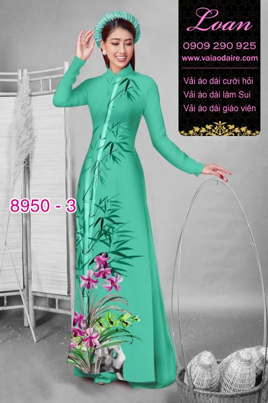 Vải áo dài cành Trúc