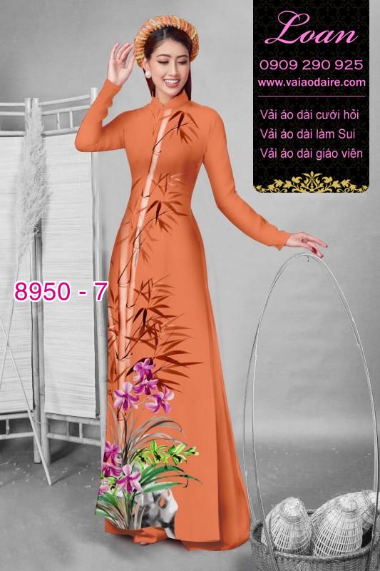 Vải áo dài cành Trúc