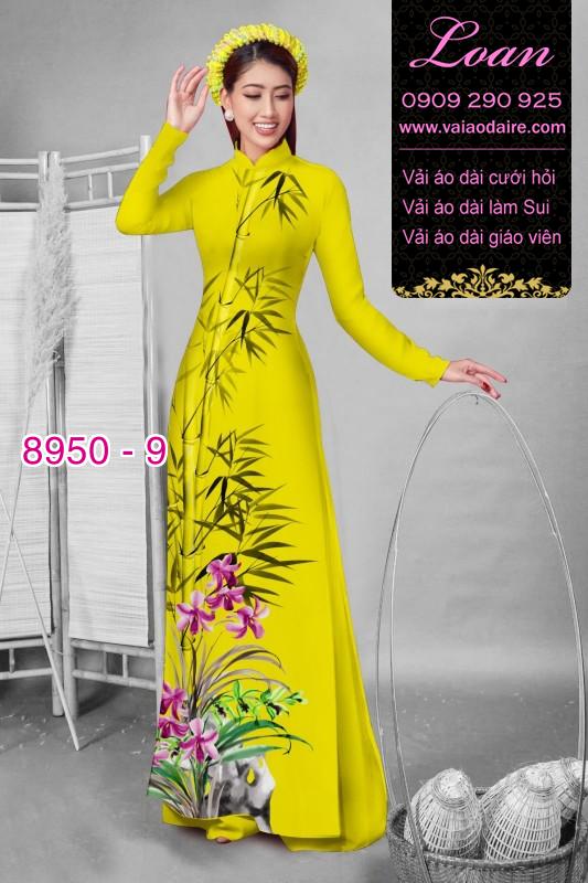 Vải áo dài cành Trúc