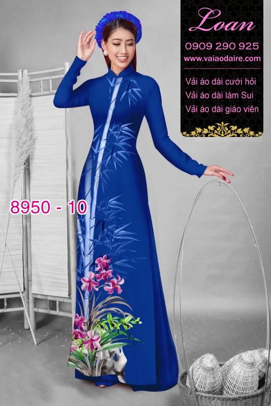 Vải áo dài cành Trúc