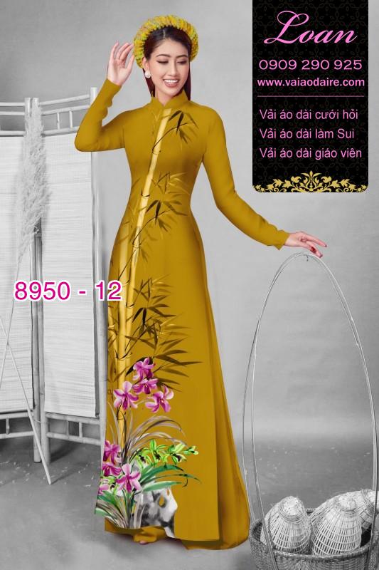 Vải áo dài cành Trúc