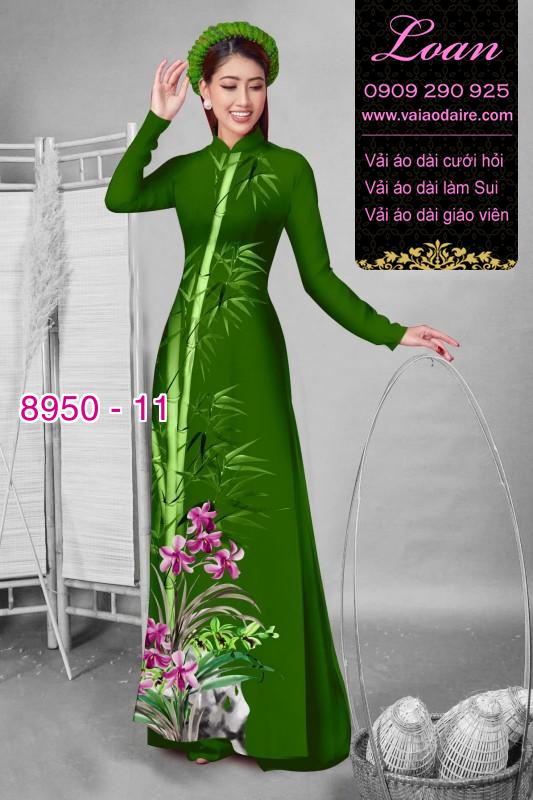 Vải áo dài cành Trúc