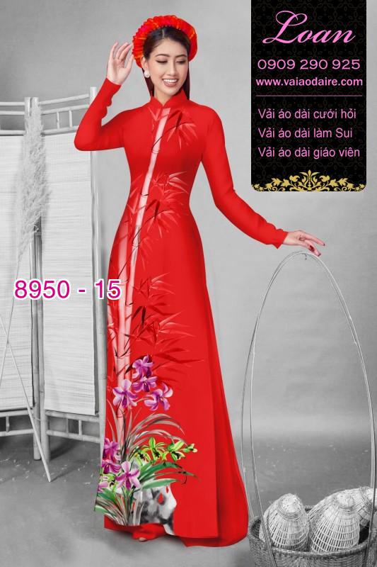 Vải áo dài cành Trúc