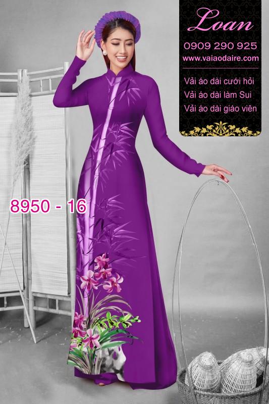 Vải áo dài cành Trúc