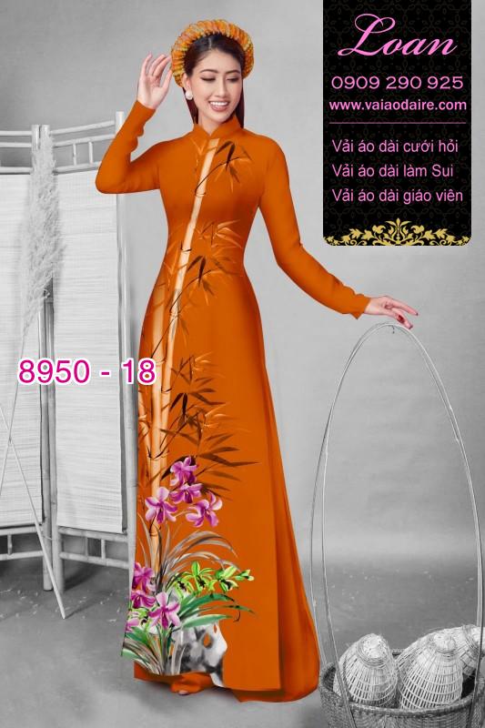 Vải áo dài cành Trúc