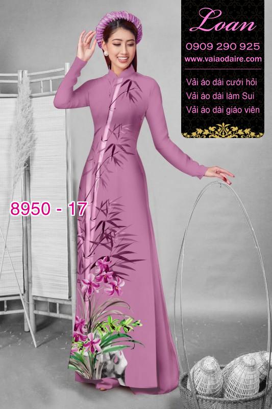 Vải áo dài cành Trúc