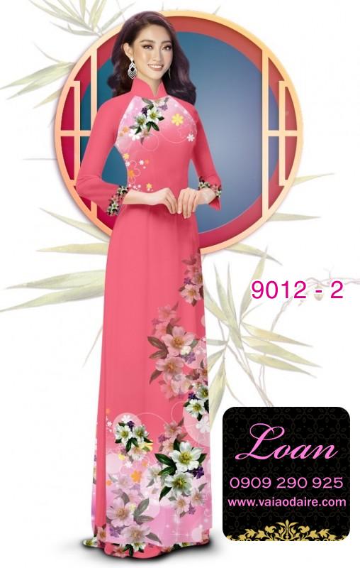 Vải áo dài hoa dây