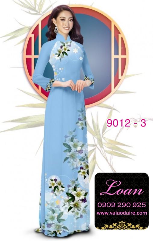 Vải áo dài hoa dây