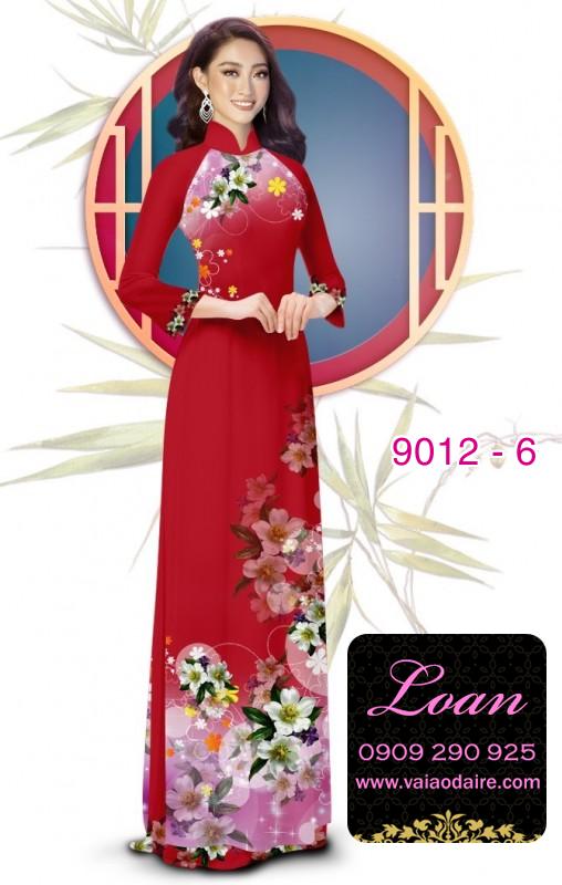 Vải áo dài hoa dây
