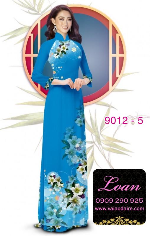 Vải áo dài hoa dây