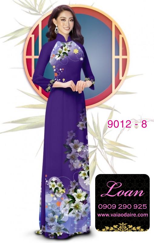 Vải áo dài hoa dây