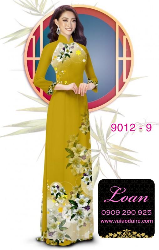 Vải áo dài hoa dây