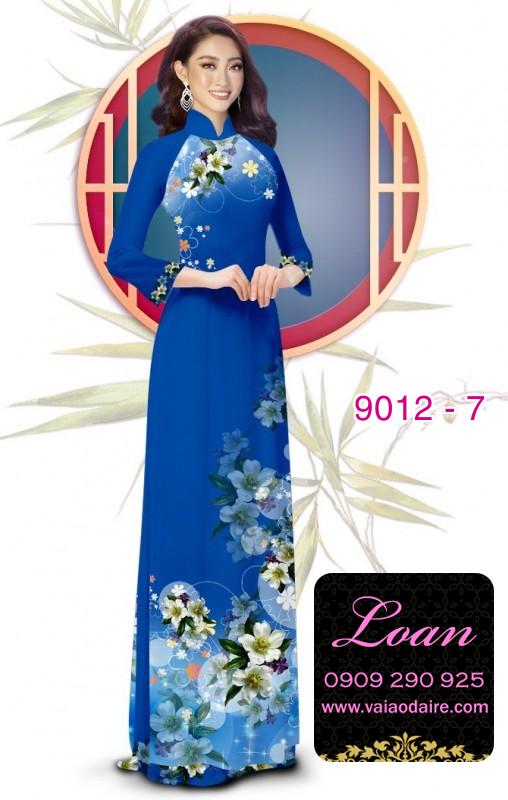 Vải áo dài hoa dây