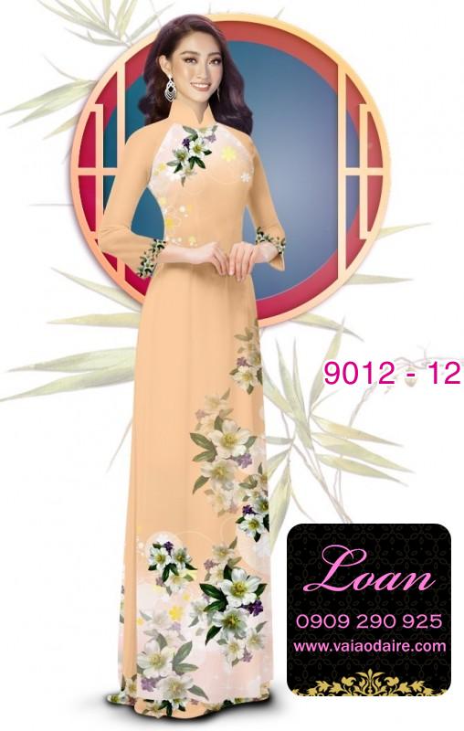 Vải áo dài hoa dây