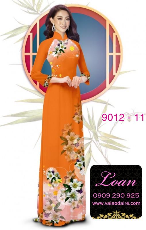 Vải áo dài hoa dây