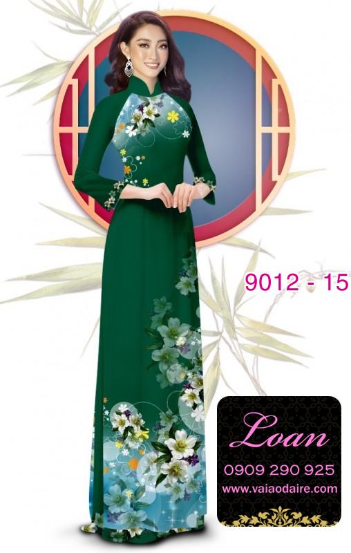 Vải áo dài hoa dây