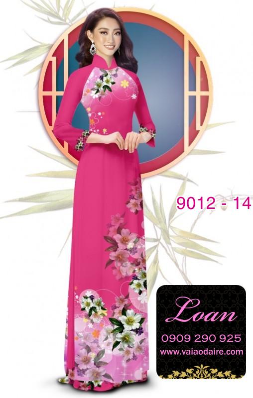 Vải áo dài hoa dây