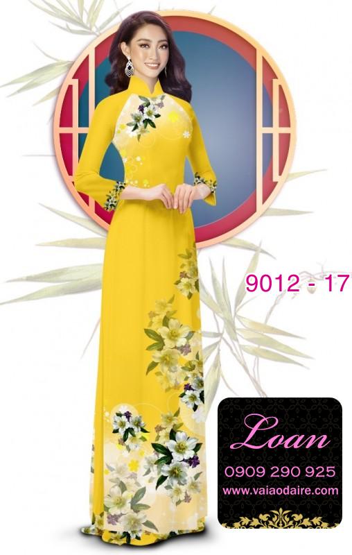 Vải áo dài hoa dây