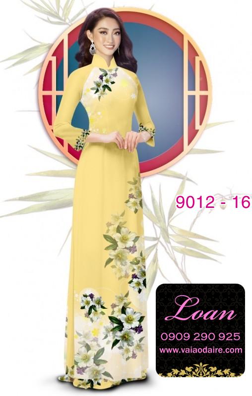 Vải áo dài hoa dây