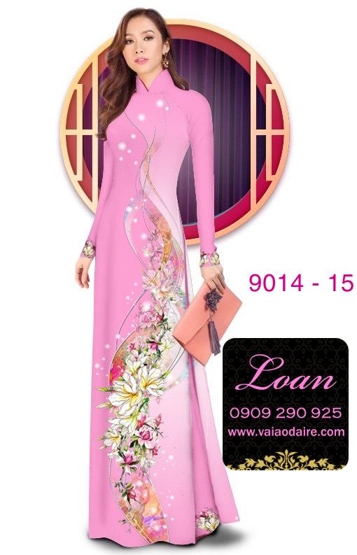 Vải áo dài hoa dây Vải áo dài hoa dây