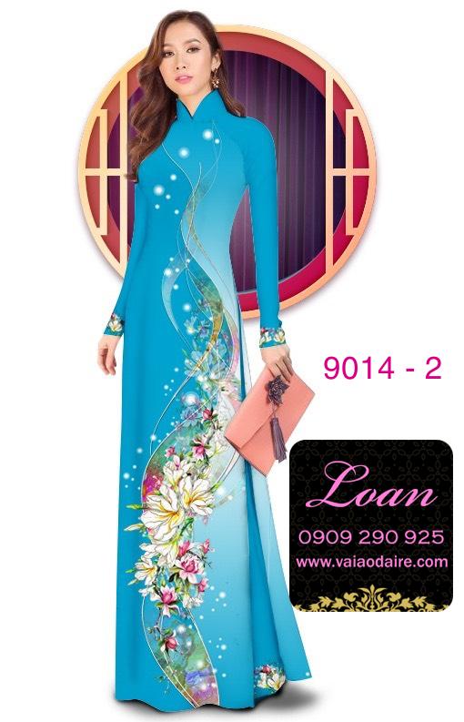 Vải áo dài hoa dây Vải áo dài hoa dây