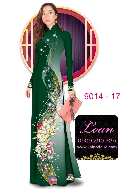 Vải áo dài hoa dây Vải áo dài hoa dây