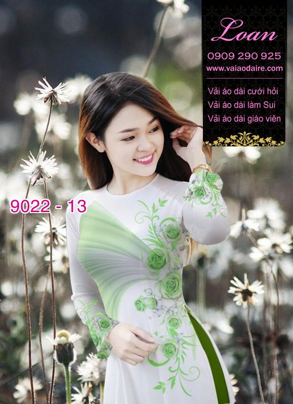 Vải áo dài hoa Hồng
