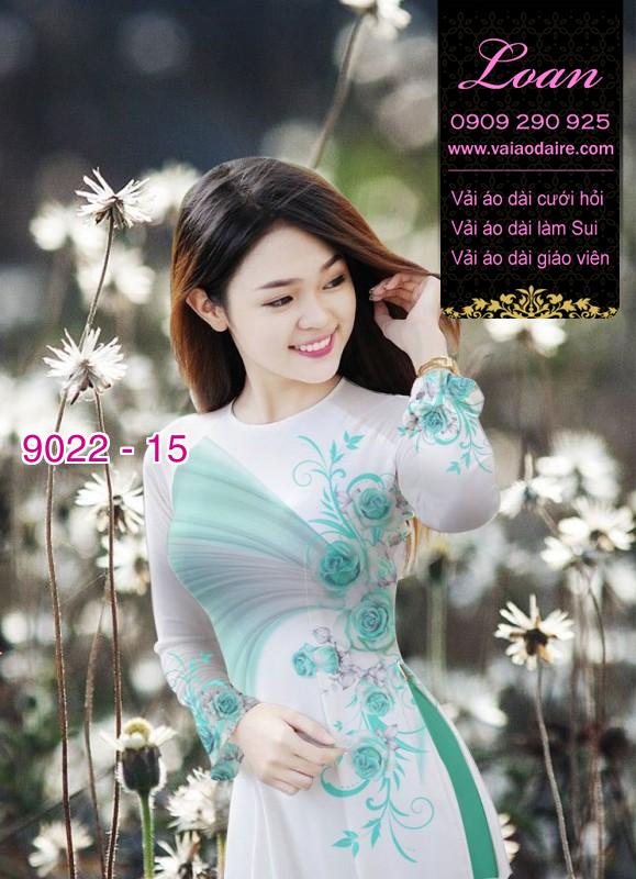Vải áo dài hoa Hồng