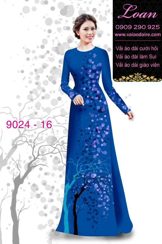 Vải áo dài họa tiết tròn