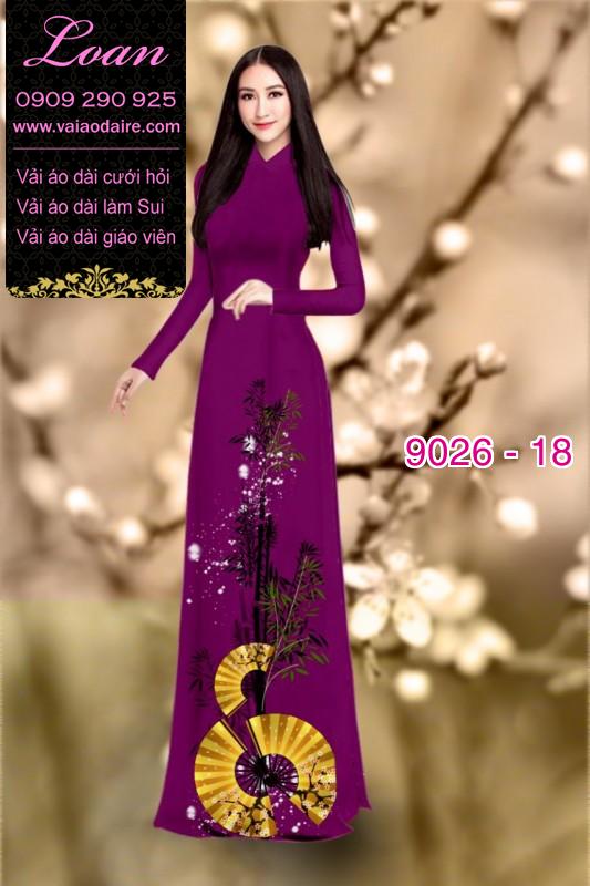 Vải áo dài cành Trúc Vải áo dài cành Trúc
