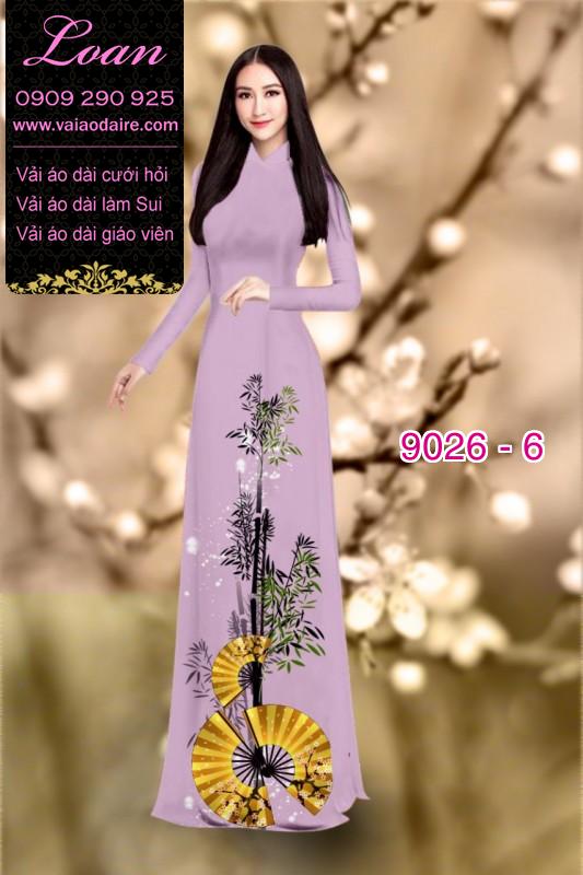 Vải áo dài cành Trúc Vải áo dài cành Trúc