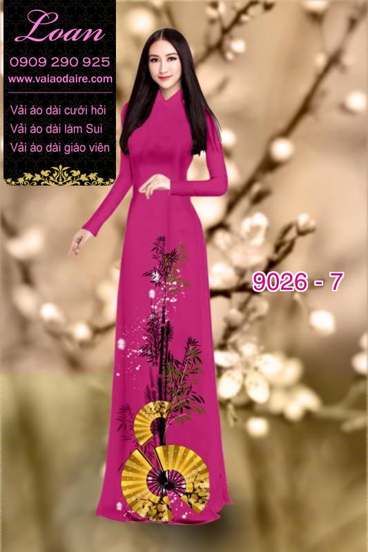 Vải áo dài cành Trúc Vải áo dài cành Trúc