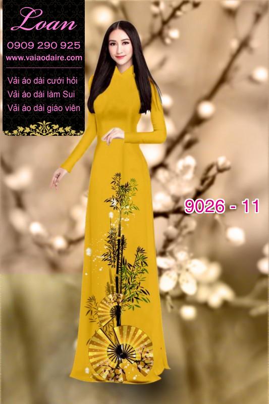 Vải áo dài cành Trúc Vải áo dài cành Trúc